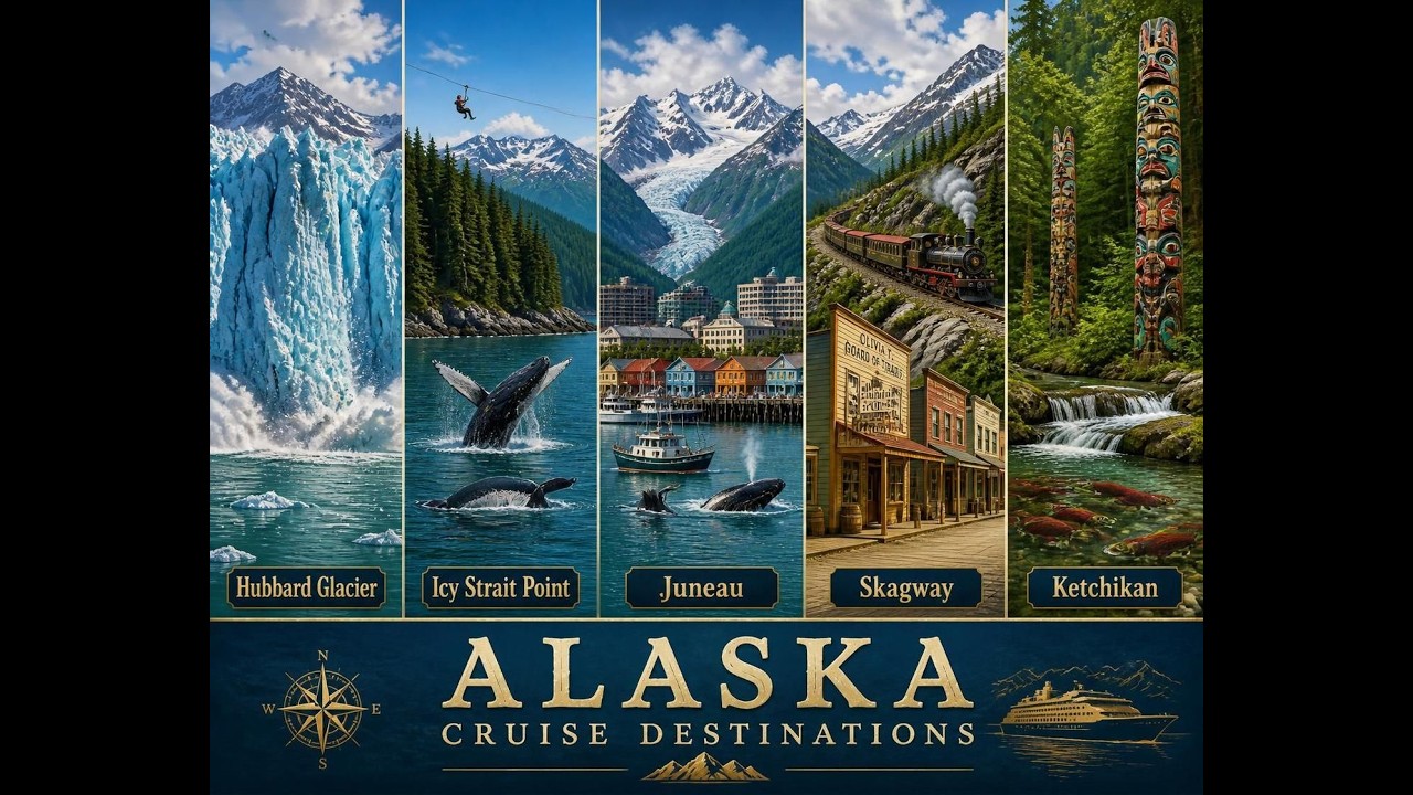 Alaska Cruise Most Beautiful Journey Glaciers, Whales, Ice Berg falls #youtubevideo #alaska #cruise