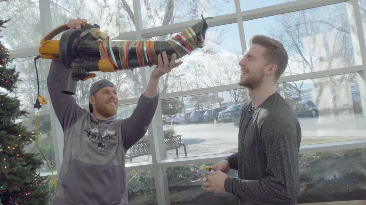 joe pavelski instagram 2016 Sharks Holiday Video - Secret Santa