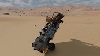 Off Road Vehicles vs 300MPH Boost Pad + Sand Dunes - Beam.NG Drive screenshot 2