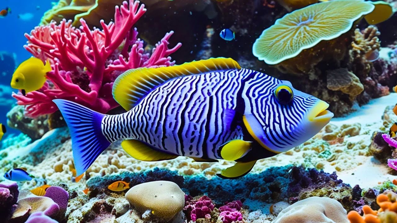 24 Hours Of Beautiful Coral Reef Fish 4K (ULTRA HD) - Relaxing Ocean ...