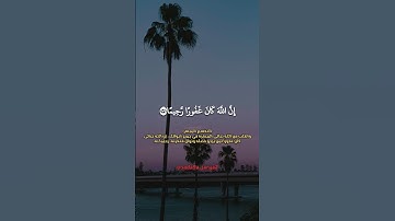 إن الله كان غفورا رحيما❤️#صوت_جميل #تلاوة_خاشعة #قرآن_كريم #ماهر_المعيقلي #سورة_النساء #دعم #الجزائر