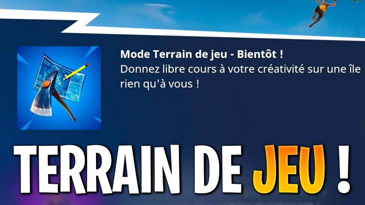 mode terrain de jeu disponible cette semaine sur fortnite - date terrain de jeu fortnite