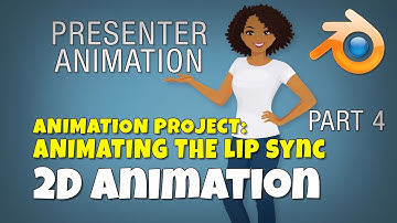 Presenter Animation - Lip Sync Animation - Blender 2.9 Grease Pencil - Part 4