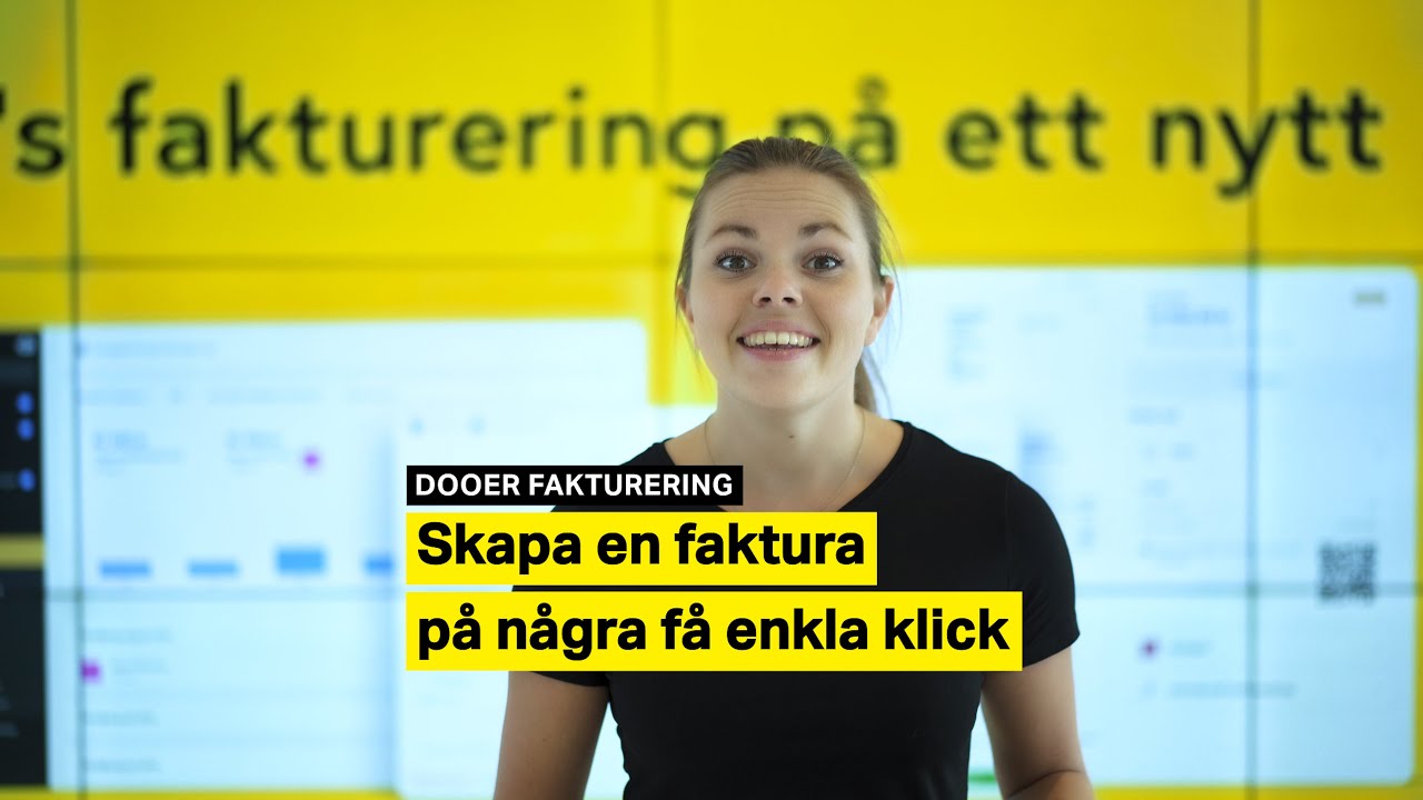 Dooer Fakturering Skapa Faktura P N gra F Enkla Klick YouTube