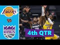 Los Angeles Lakers vs. Sacramento Kings Full Highlights 4th Quarter | NBA Season 2021