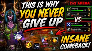 THIS Is Why You NEVER Give Up… Insane 2v2 Arena Comeback | TBC Classic WoW