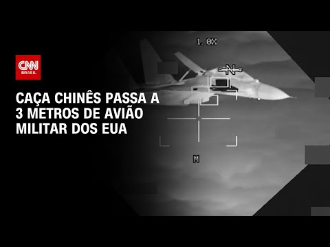 Caça chinês passa a três metros de avião militar dos EUA | BRASIL MEIO-DIA