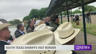 Texas congressmen, sheriffs visit U.S.-Mexico border, discuss problem of human smuggling