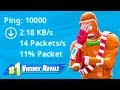 fortnite with 10000 PING