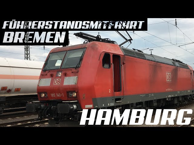 Führerstandsmitfahrt Bremen - Hamburg / 4K / GoPro