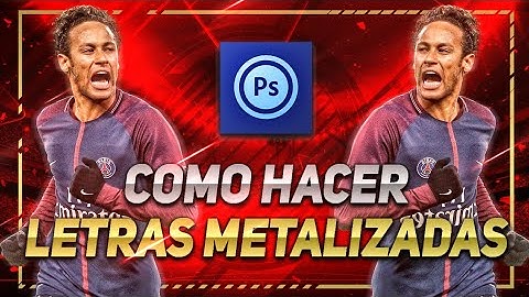 CÓMO HACER LETRAS METALIZADAS EN ANDROID | FÁCIL Y RÁPIDO || TUTORIAL Ps Touch