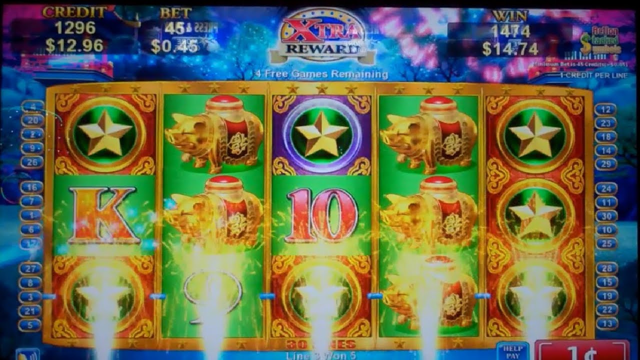 Dragon's Law Slot Machine Bonus - 12 Free Games with Random Wilds ...
