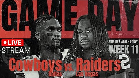 The Real Fantasy Playmakers LIVE! WEEK 11 Raiders vs Cowboys — MUST-STARTS INJURIES FANTASY ALERTS