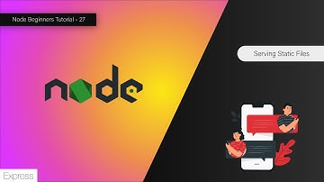 Serving Static Files in Node - Node For Beginners - 27