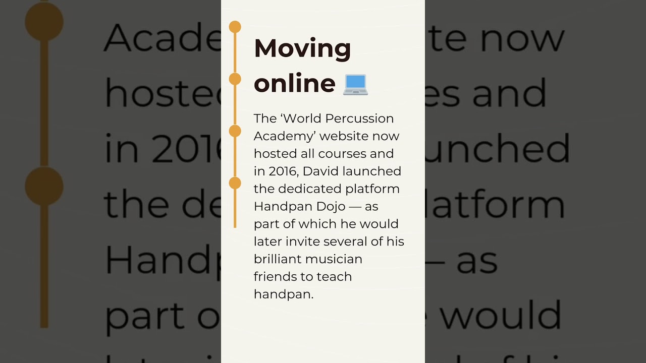 The amazing story of @DavidKuckhermann 💫