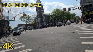 WALKING TOUR of  FLATBUSH AVE NYC !!!