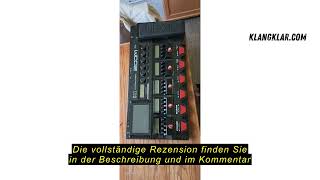 Produktbewertung ZOOM G11 Multi-Effekt Prozessor für Gitarristen mit Touchscreen, Amp-Modeling, Vers