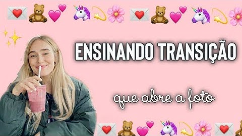 Como fazer transição que abre a foto no funimate 2020! ♡