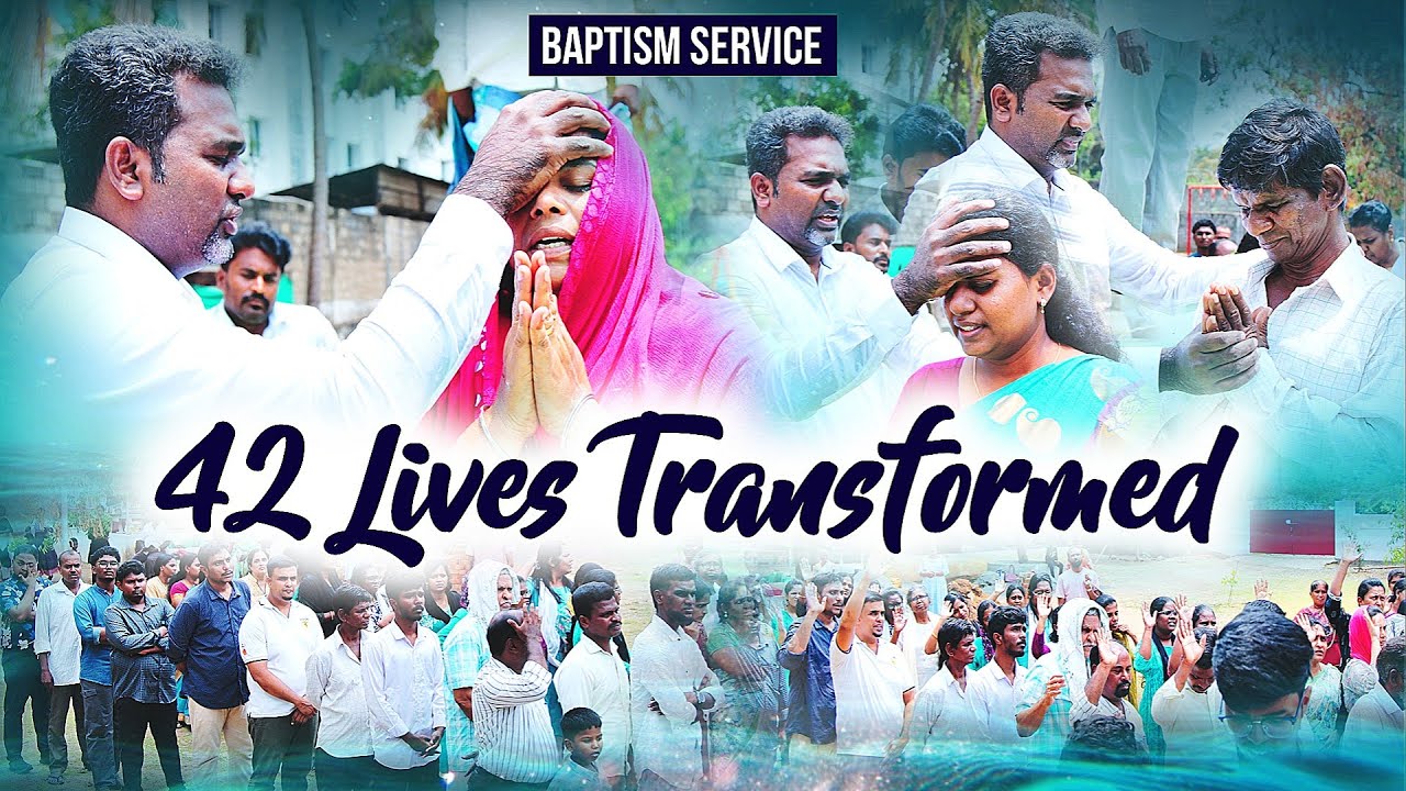 42 LIVES TRANSFORMED || BAPTISM SERVICE || JESUS IS ALIVE MINISTRIES || PADAPPAI - CHENNAI