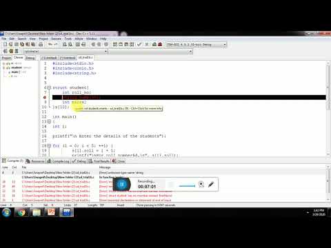 Student database in