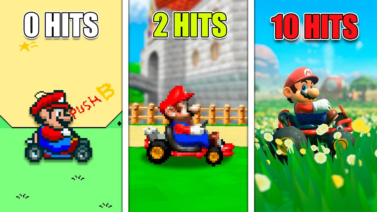 MARIO KART pero SI RECIBO DAÑO, CAMBIO DE JUEGO