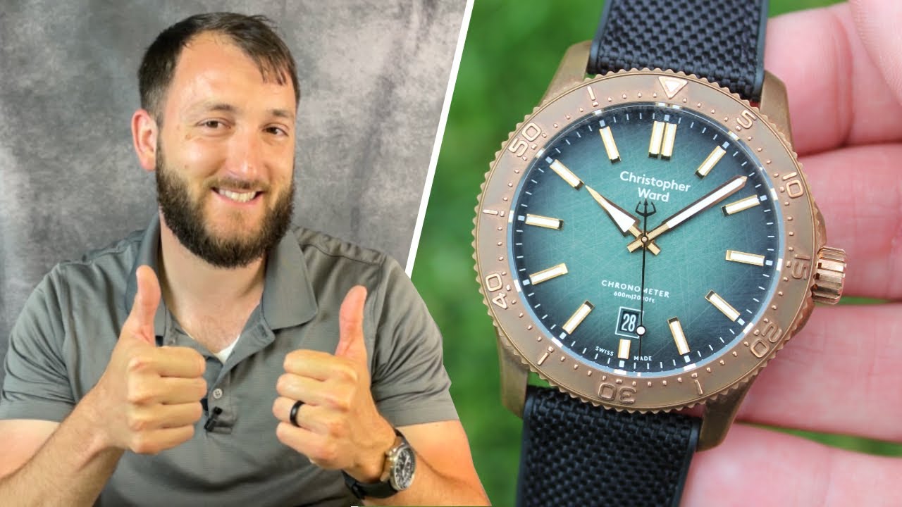 C60 Bronze Ombre Green from Christopher Ward! Full Review | Nice 600m Bronze Dive Watch! YouTube