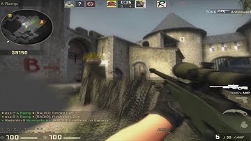 ESEA 1v4 Clutch - Cobblestone