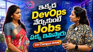 ఇక్కడ DevOps నేర్చుకుంటే Jobs పక్క ఇపిస్తారు | Best DevSecops Institute in Hyderabad | DevOps Jobs