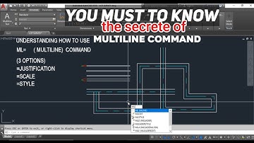 HOW & YOU MUST TO KNOW| UNDERSTANDING THE SECRETE OF MULTI-LINE COMMAND | AUTOCAD PRACTICE TAG/ENGL