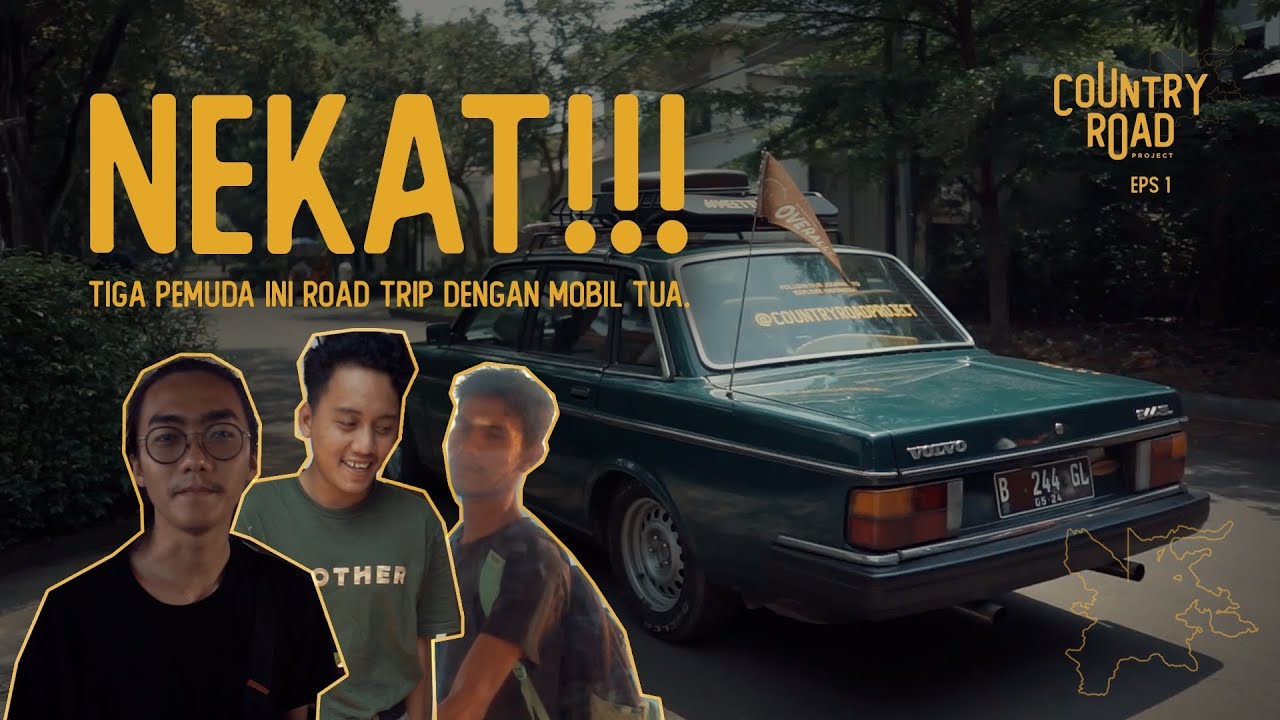 Eps 1- NEKAT!!! Tiga pemuda ini ROAD TRIP dengan mobil tua