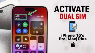 dual sim on iphone 15 pro max! - how to use physical or esim!