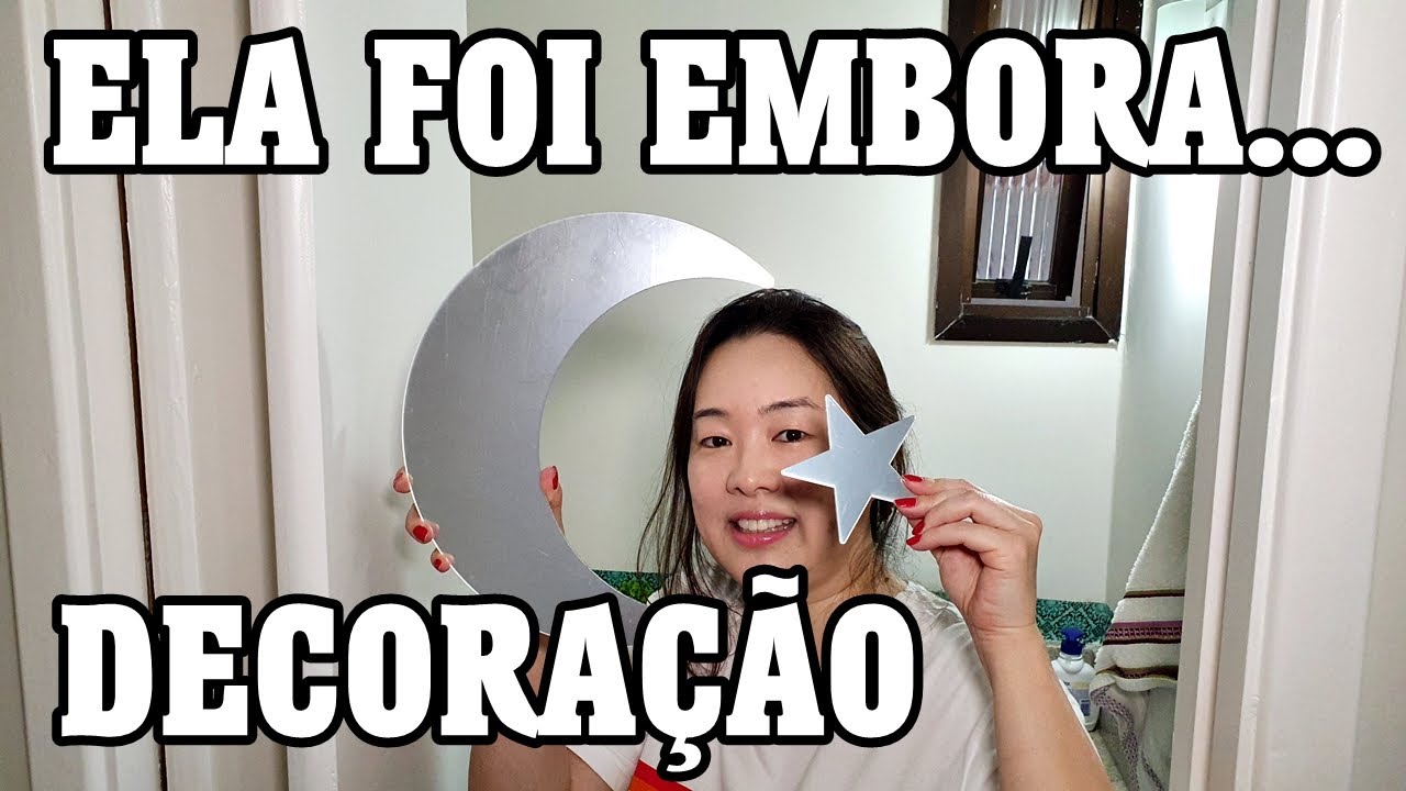 Ela Foi Embora + Decorei Meu Lavabo. Será que ficou bom?