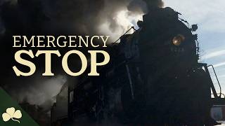 Steam Locomotive Makes Emergency Stop