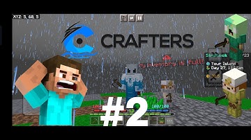 Making potato and zombie minion in crafters mc || part 2