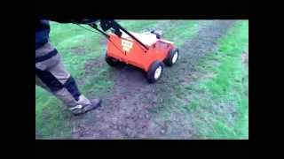 lawn aeration aerator plugger pl855