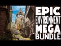 Epic 3d environments bundle  unreal unity can export to godot too