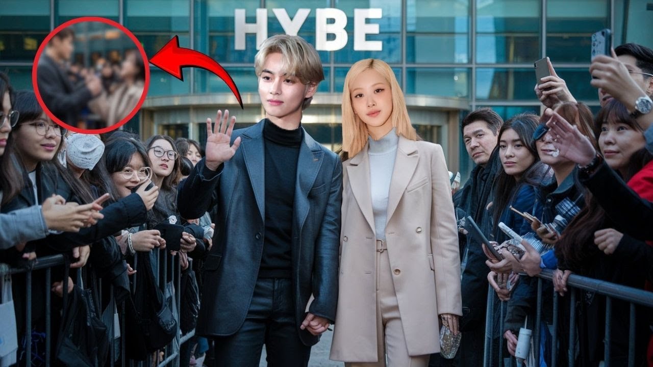 The world is in an uproar! Taehyung is rumored to be dating Rose after