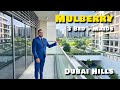 3 bedroom  maids mulberry apartment tour  dubai hills estate