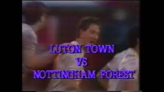 Littlewoods (Football League) Cup Final (Luton Town vs Nottingham Forest) - 1989 Australian TV Promo