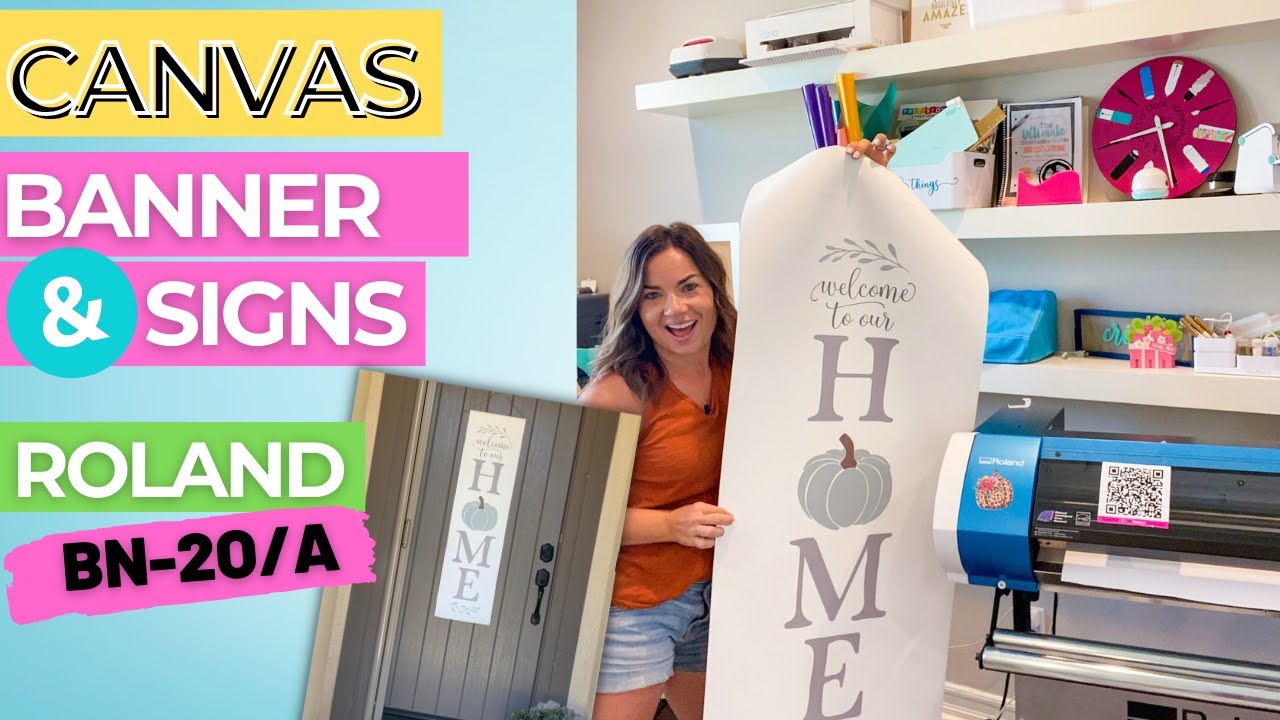 How to Print on Roland Canvas Material with BN-20A