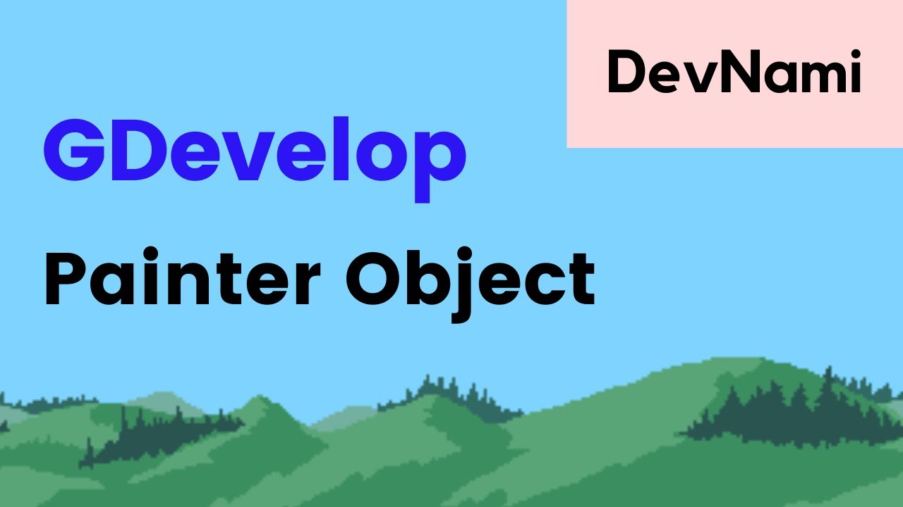 GDevelop - How to Use Shape Painter Object