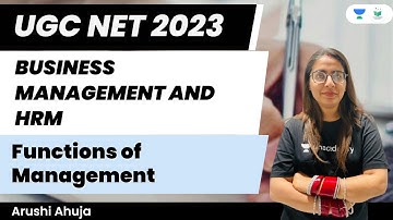 Business Management and HRM | Functions of Management | Arushi Ahuja
