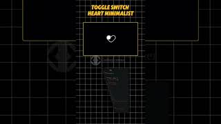 Toggle switch heart minimalist. #coding #bca #webdesign #important #htmlcss #html #shorts #viral