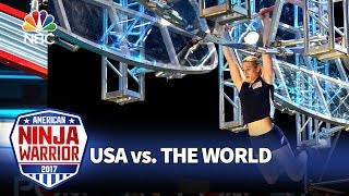 Jessie Graff’s RecordBreaking Run  American Ninja Warrior: USA vs. The World