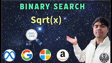 LeetCode 69 | Sqrt(x) | Python Binary Search Solution | AlgoYogi