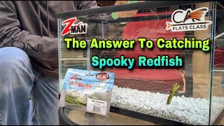 The Answer To Catching Spooky Redfish Is The Salty NED Rig! - Flats Class YouTube