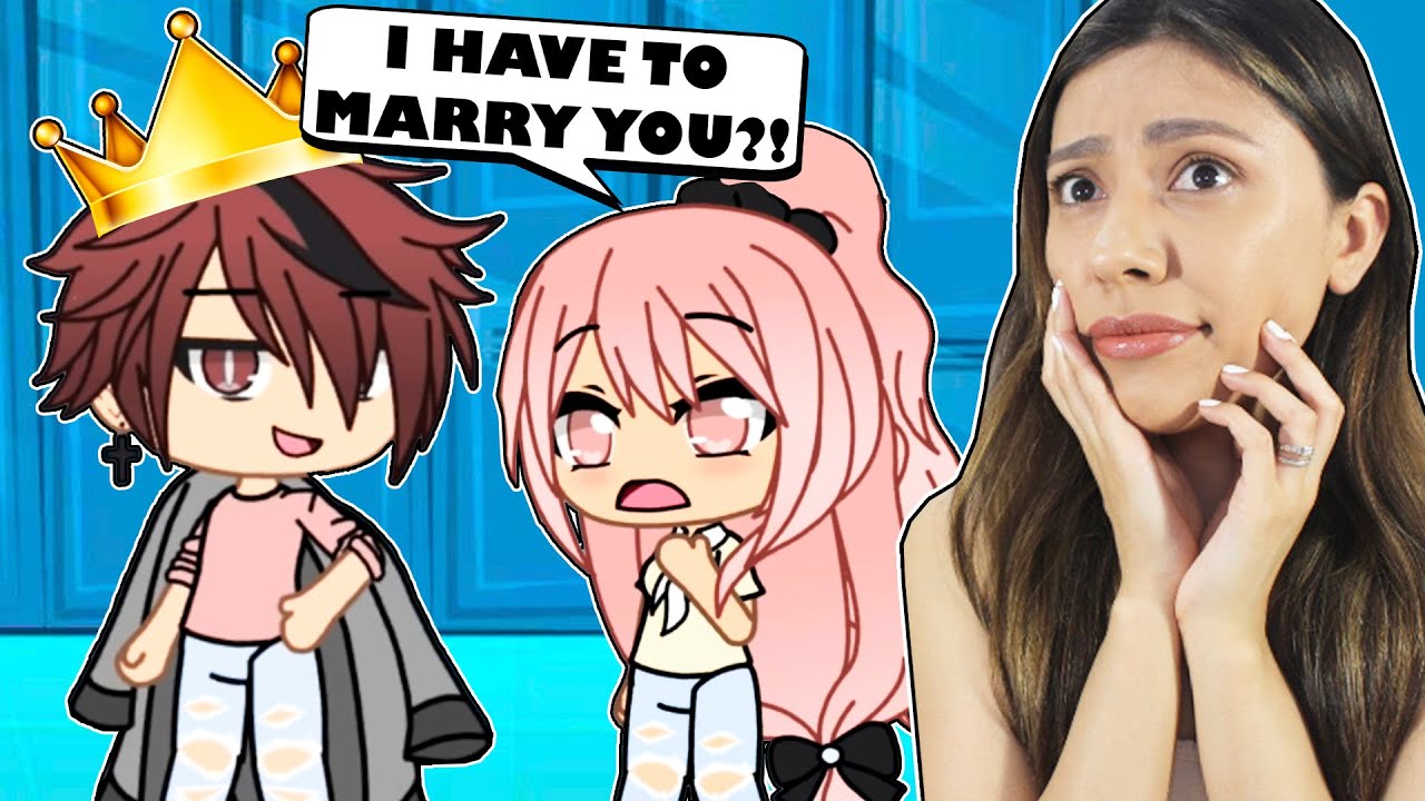 Forced To Marry The Prince Gacha Life Mini Movie Reaction Youtube - t shirt roblox gacha life