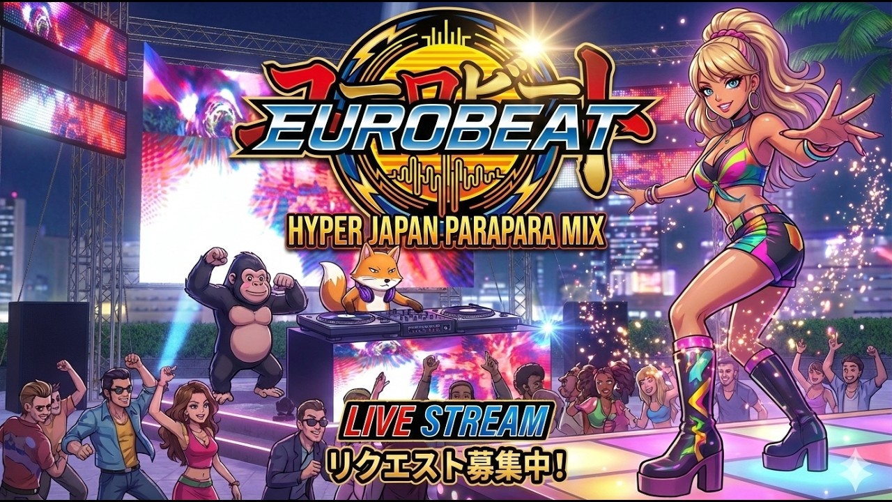 ユーロビート】EUROBEAT DJ Kenichi Hyper Japan ParaPara Mix