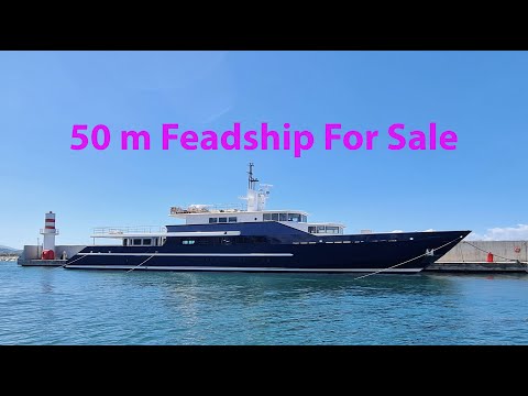 50 m FEADSHIP AZTECA / ALUMINIUM HULL MOTOR YACHT FOR SALE AFTER EXTENSIVE REFIT (WALKTHROUGH)