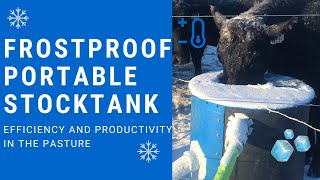 New insulated portable livestock water tank design!!